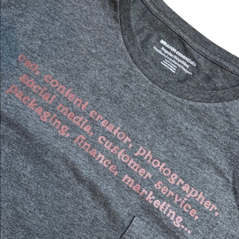 NWT Wool + Pepper Co. CEO Pocket Tee